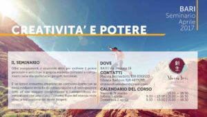 seminario creatività e potere Bari