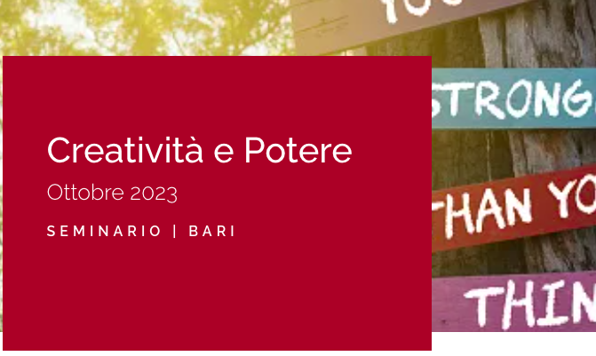 Bari | Seminario Creatività e Potere