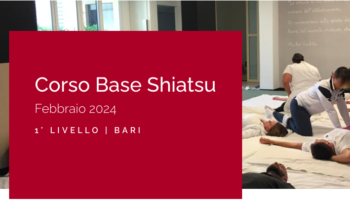 Bari | Corso Base Shiatsu