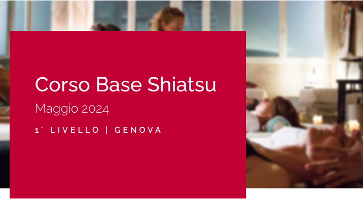 Genova | Corso Base Shiatsu