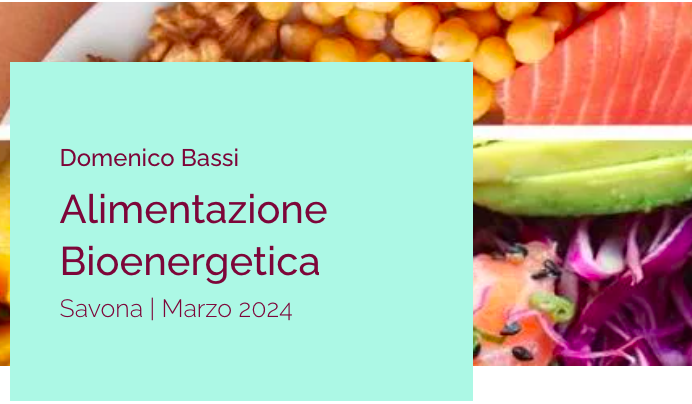 Seminario Alimentazione Bioenergetica