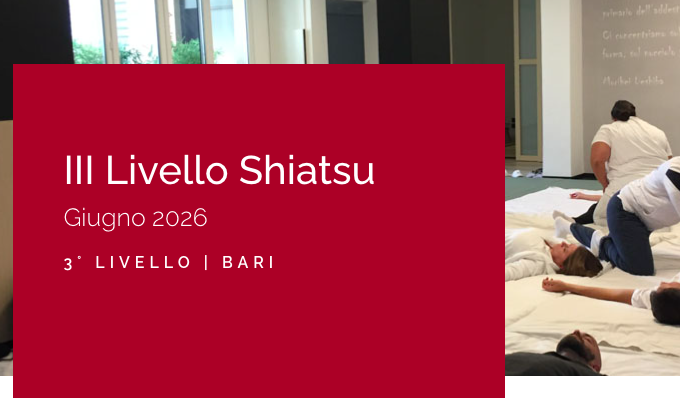 Bari | Corso Shiatsu III Livello