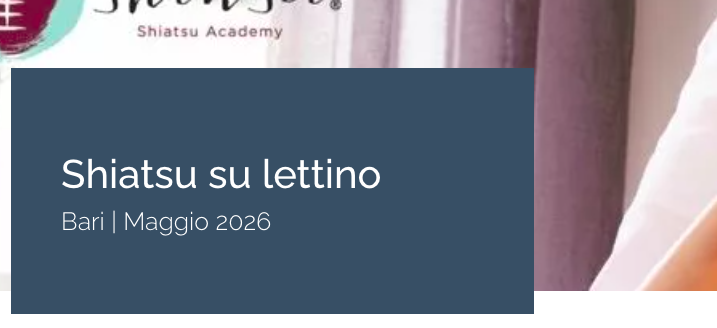 Shiatsu su Lettino | Bari