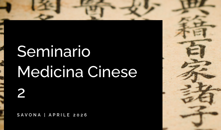 Savona | Seminario Medicina Tradizionale Cinese II